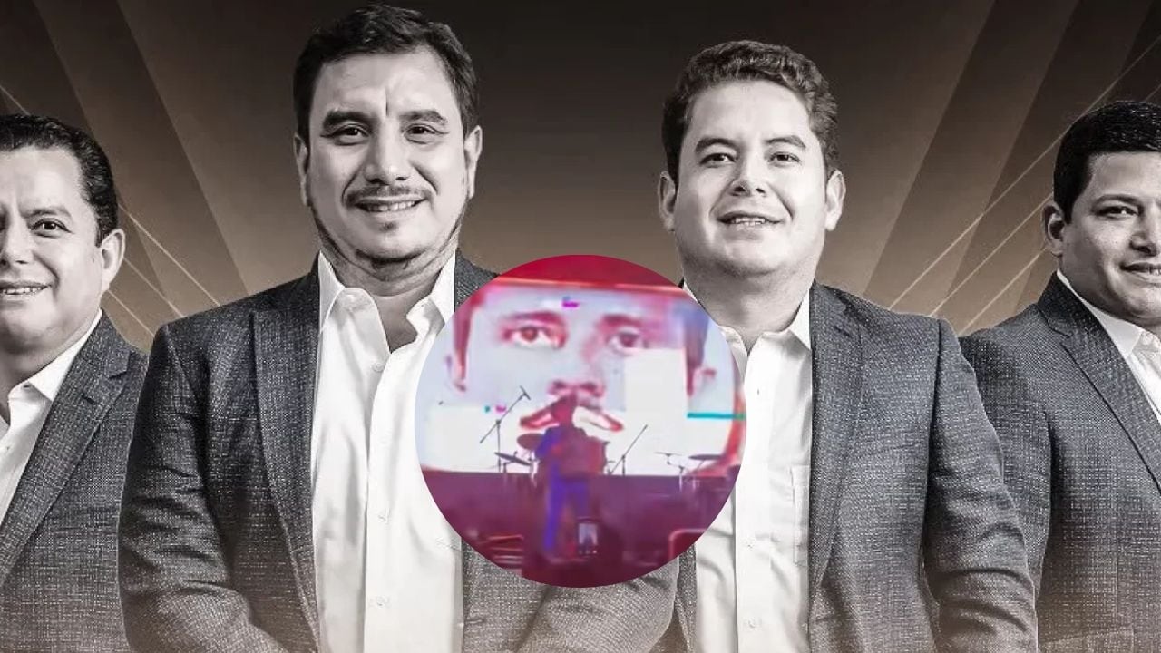 Los alegres del Barranco volvieron a proyectar imágenes del narcotraficante.