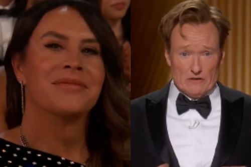 Conan O’Brien se burla de Karla Sofía en los Óscar: “si vas a tuitear, mi nombre es Jimmy Kimmel”