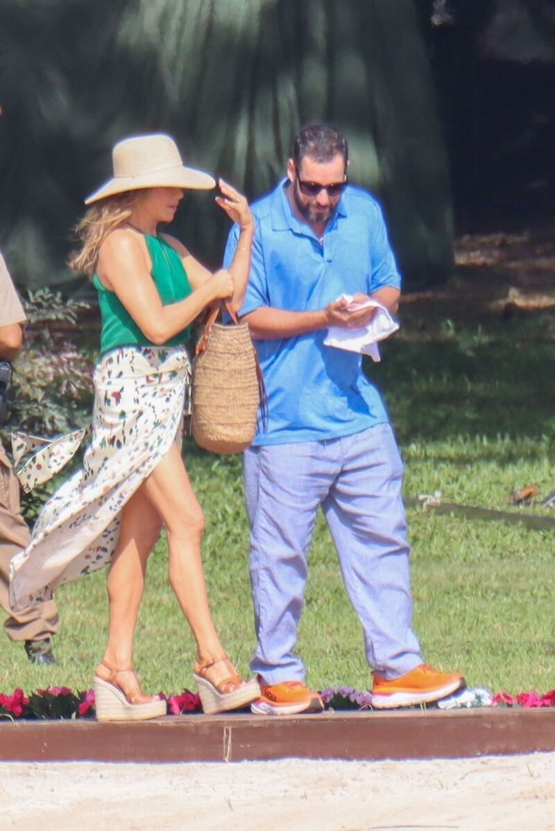 Jennifer Aniston y Adam Sandler