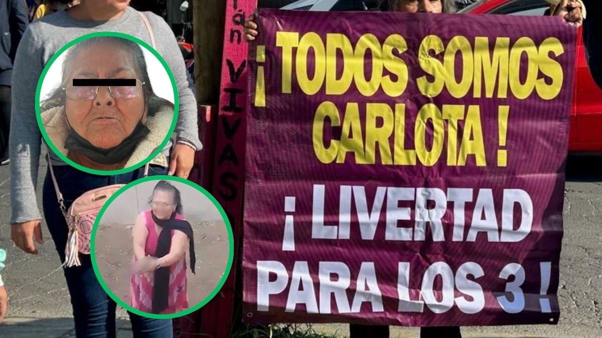 Carlota N: Protestan a favor de abuelita justiciera; exigen su libertad tras homicidio de paracaidistas