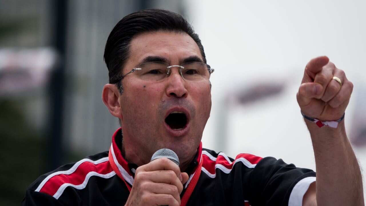 La organización asegura ser de izquierda.