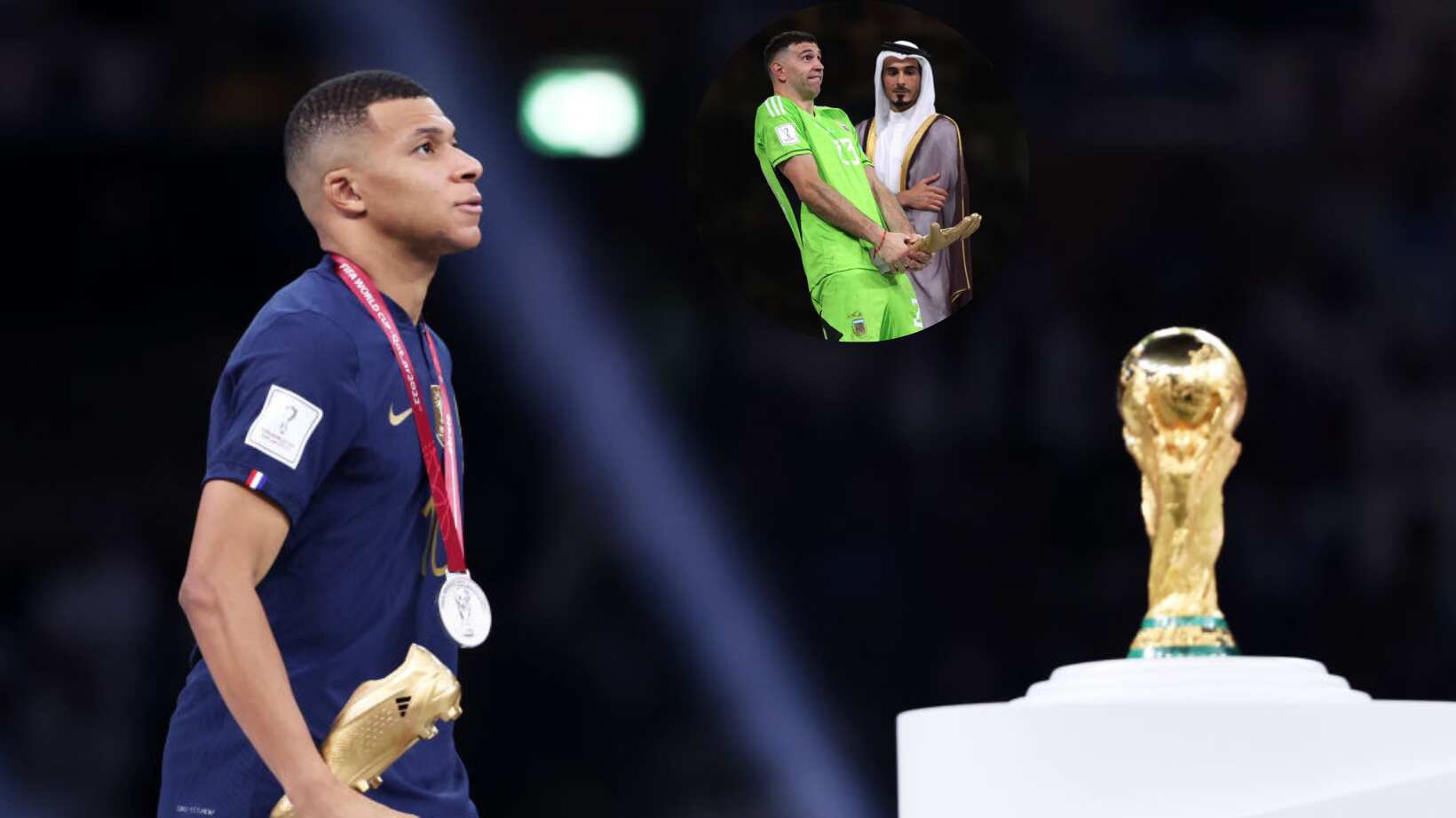 Mbappé restó importancia a las burlas del Dibu Martínez.