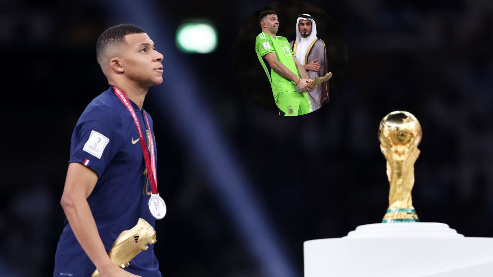 Mbappé restó importancia a las burlas del Dibu Martínez.