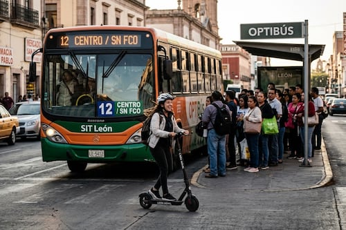 Cae uso de transporte público en León y crecen alternativas como scooters