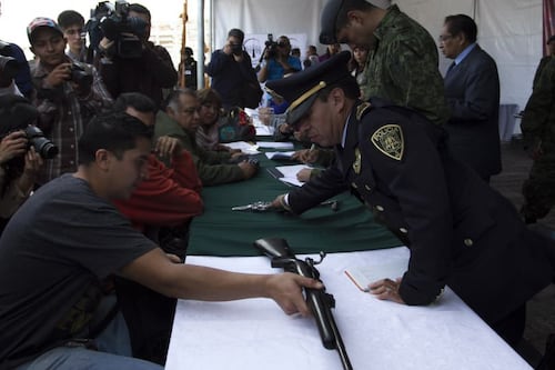 Desarme y apuesta por la paz