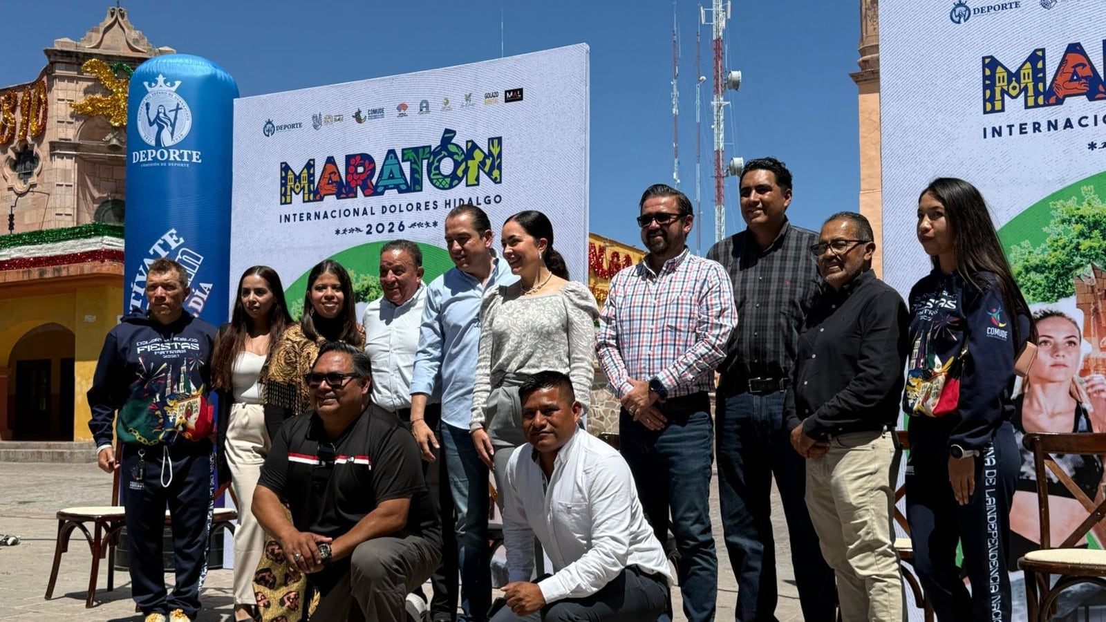 Autoridades municipales y comité organizador durante la primera de tres ruedas de prensa que se ofrecerán para detallar pormenores de este evento de talla internacional.