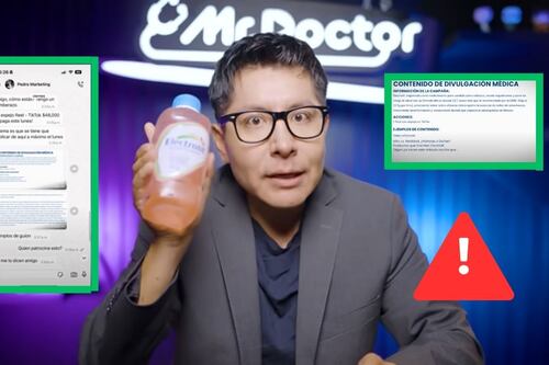 ¿Campaña contra electrolitos? Mr. Doctor muestra pruebas y expone quién podría estar detrás