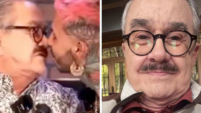 Pedro Sola besó a uno de los conductores de Venga la alegría