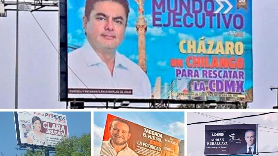 Espectaculares de azoteas no han sido retirados en su totalidad en la CDMX.