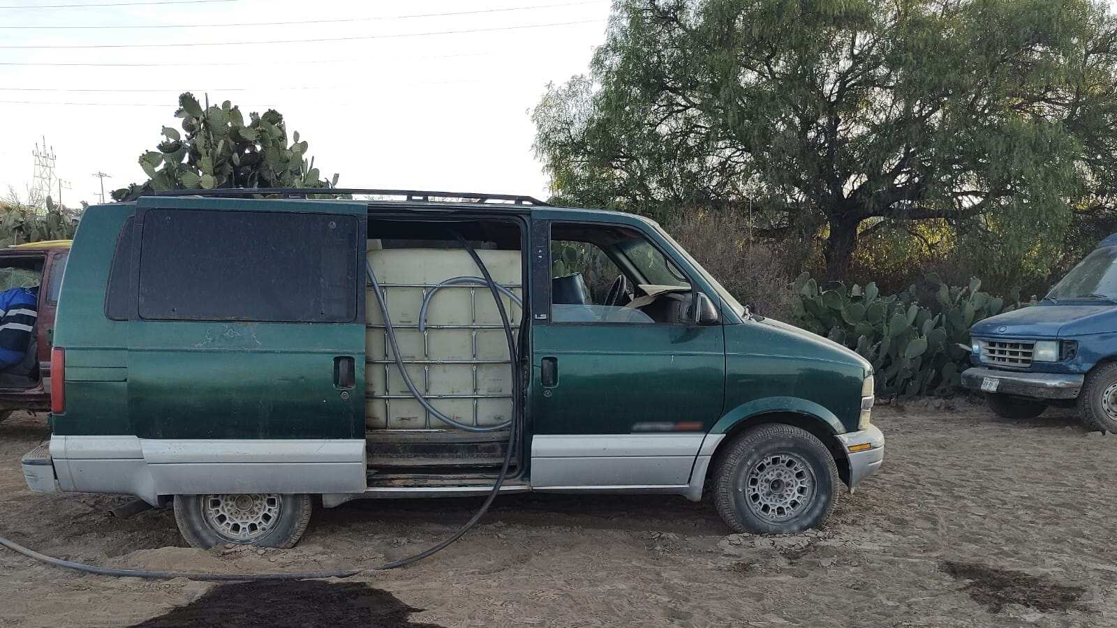 Camioneta con gasolina