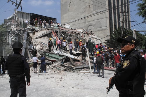 La imagen de Ciudad de México tras el terremoto