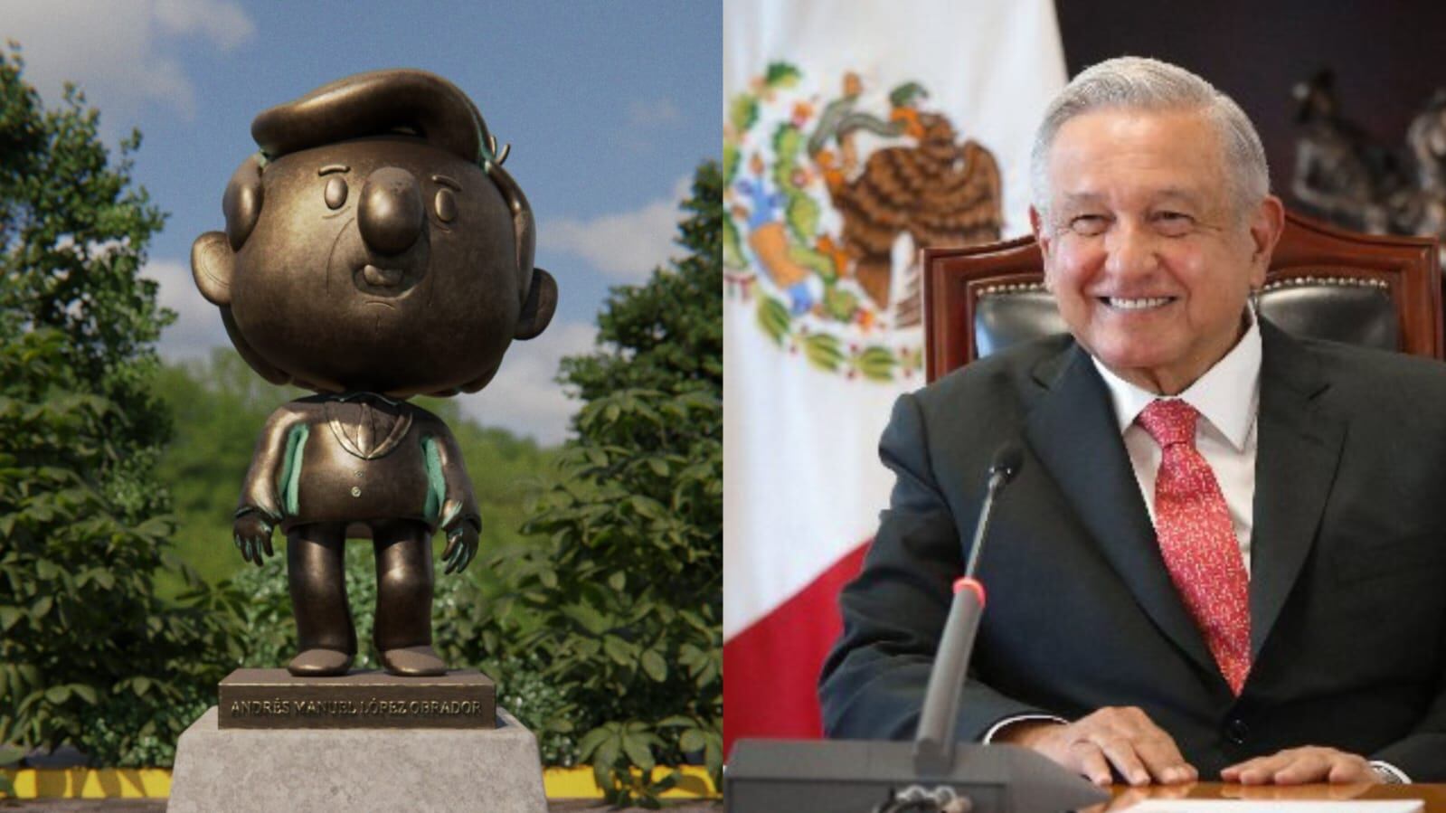 Estatua de AMLO