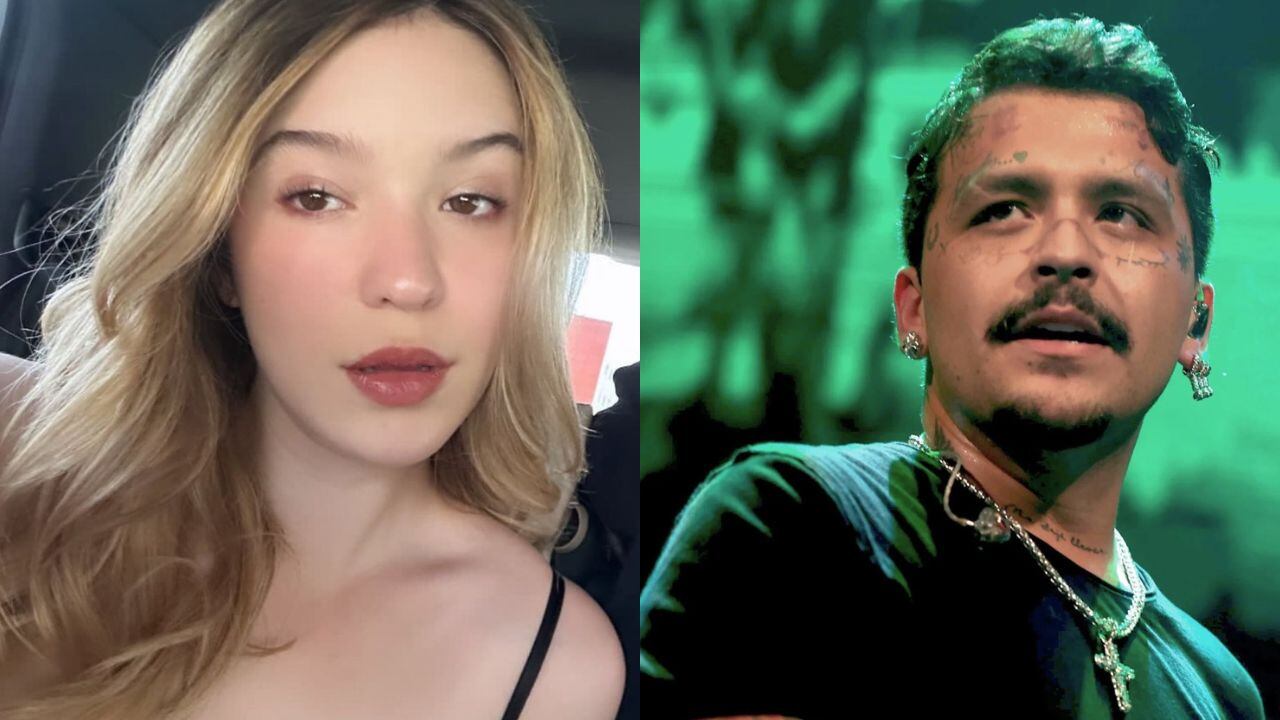 Mia Rubín y Christian Nodal