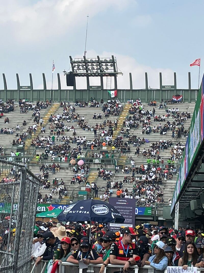 La afición se hace sentir en el GP de México