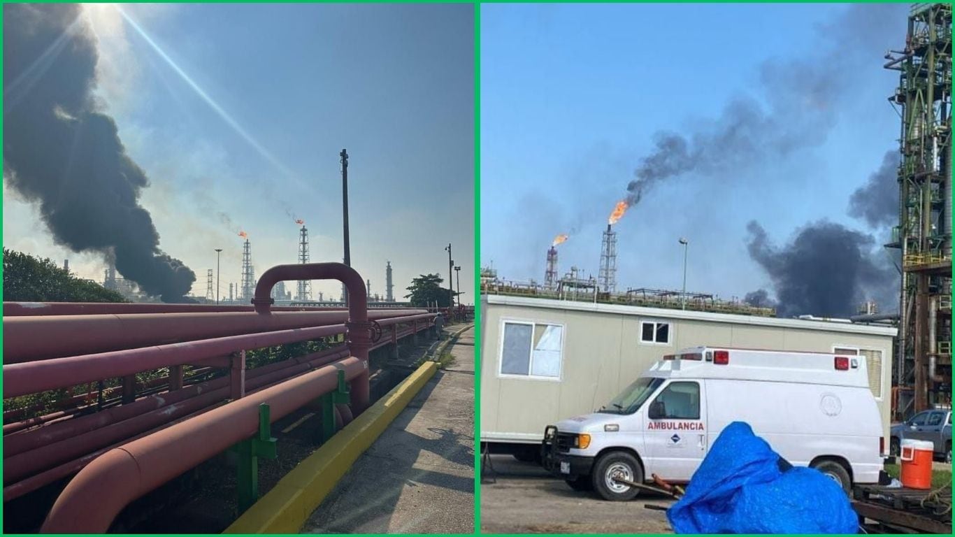 segundo incendio en una refinería que se registra en lo que va de la semana