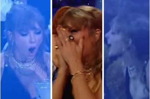 ¡Vaya que los disfrutó! Taylor Swift fue la más emocionada en los MTV VMAs 2023