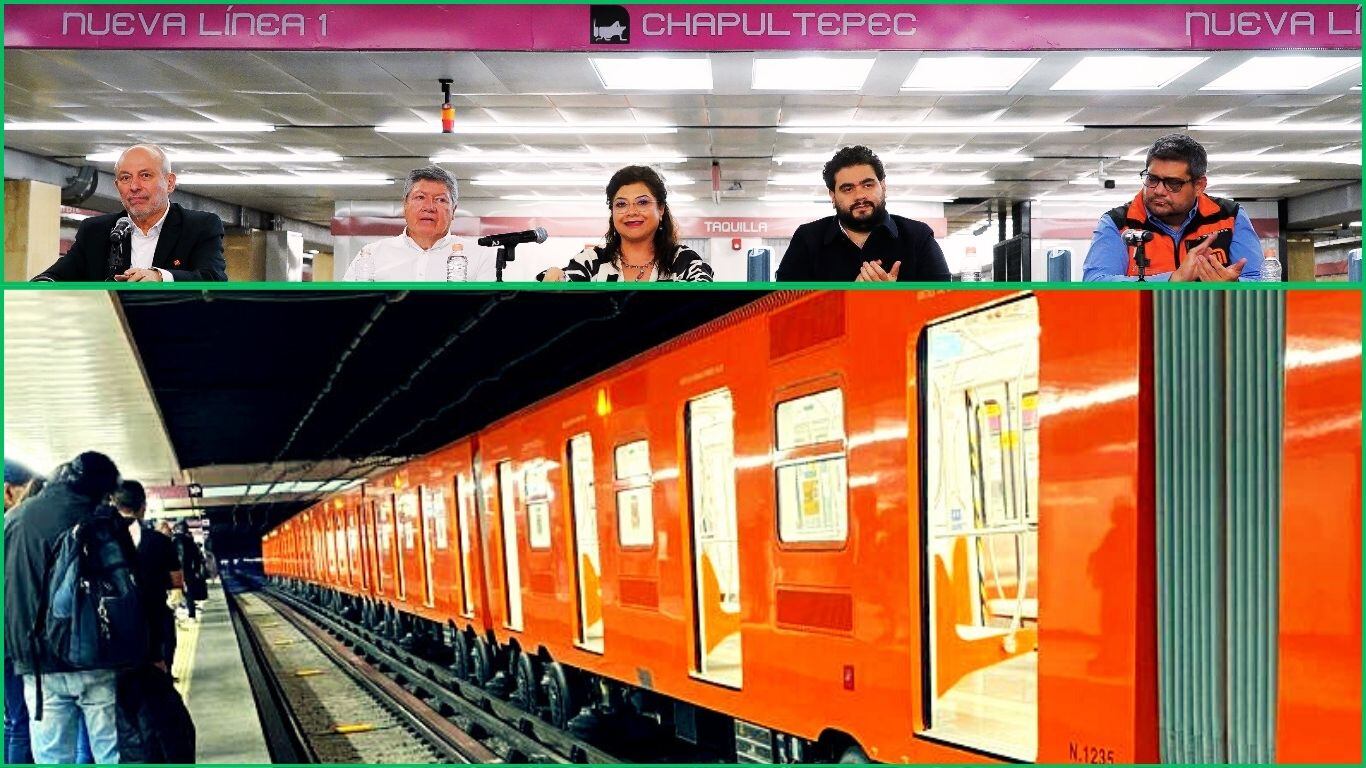 Listo el tramo Pantitlán-Chapultepec en la Línea 1 del Metro
