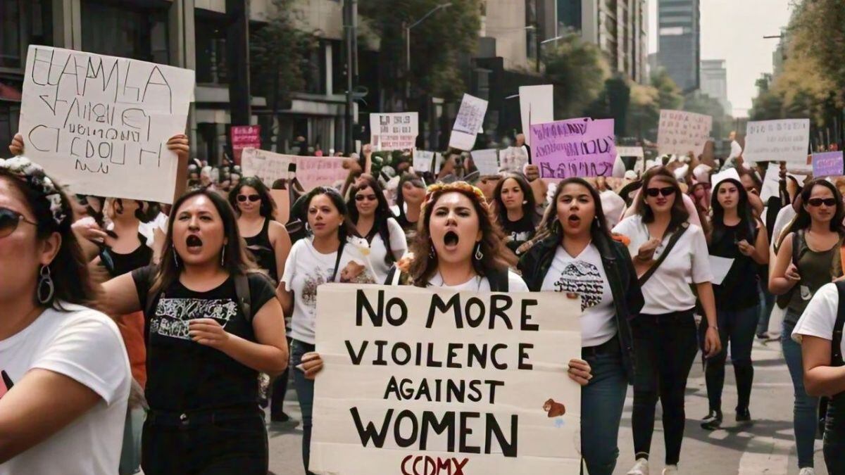 Lideran marchas del 25N en CDMX por el Día Internacional de la Eliminación de la Violencia contra la Mujer