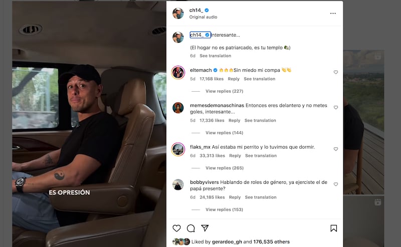 Temach apoya comentarios de chicharito.