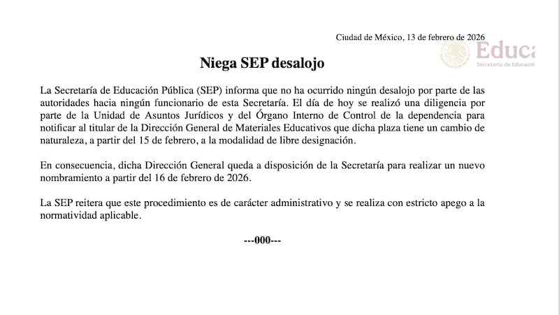Este es el documento de la SEP