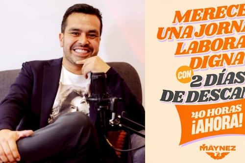 Jorge Álvarez Máynez destapa que jornada de 40 horas tendrá solo un día de descanso a la semana