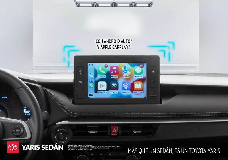 Toyota Yaris Sedán 2023, Android Auto