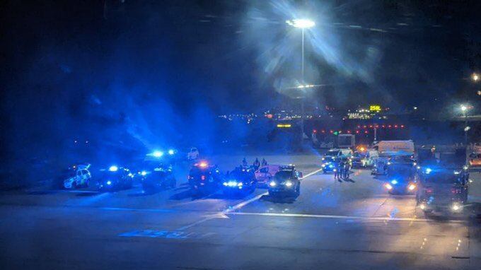 Accidente en el aeropuerto Heathrow de Londres entre dos aviones.