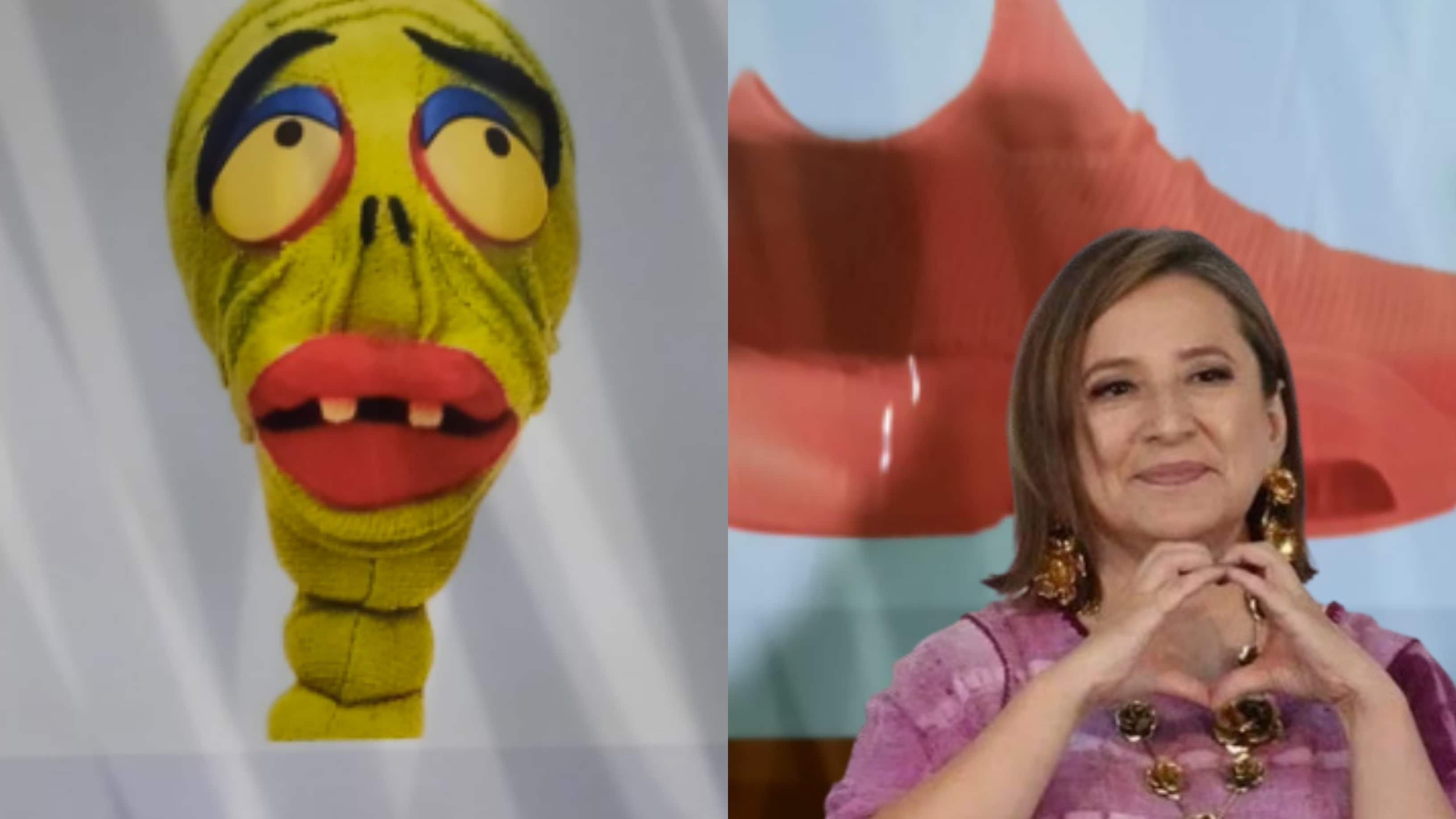 La precandidata usó imágenes para referirse a sus adversarios políticos. (Especial)