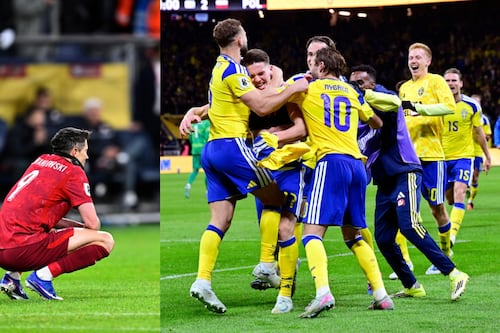 Robert Lewandowski se pierde el Mundial 2026 tras caer ante Suecia en repechaje