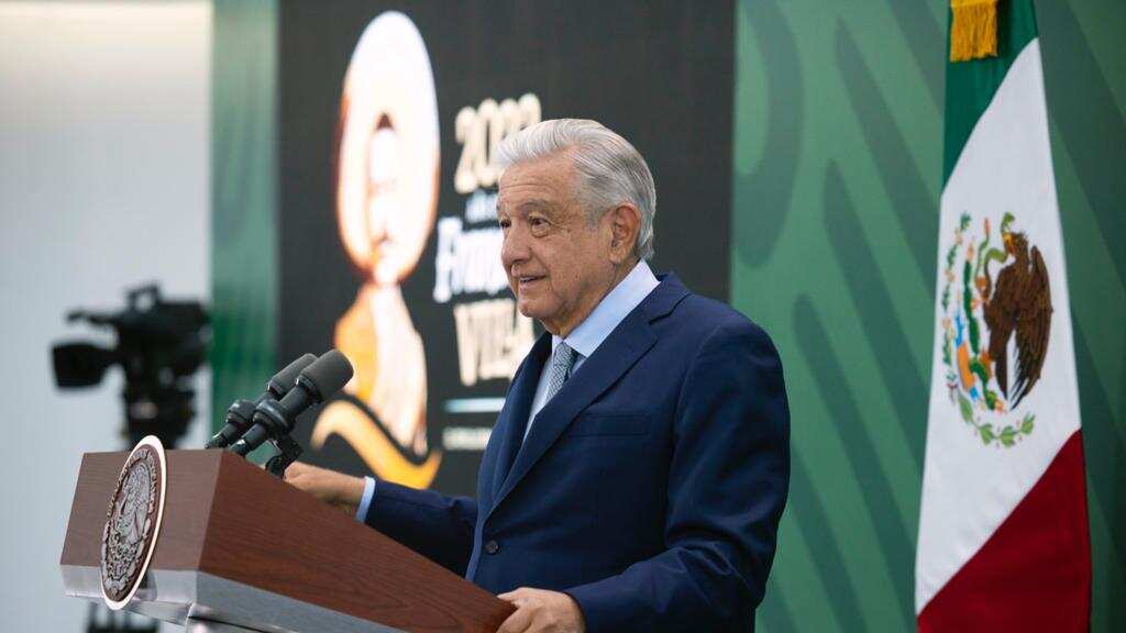 El presidente visitó Centro de Inteligencia de la Guardia Nacional, conocido originalmente como "El Búnker de García Luna".