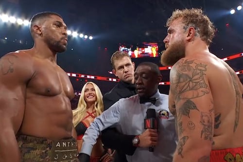 Así fue el brutal nocaut con el que Anthony Joshua derrotó a Jake Paul