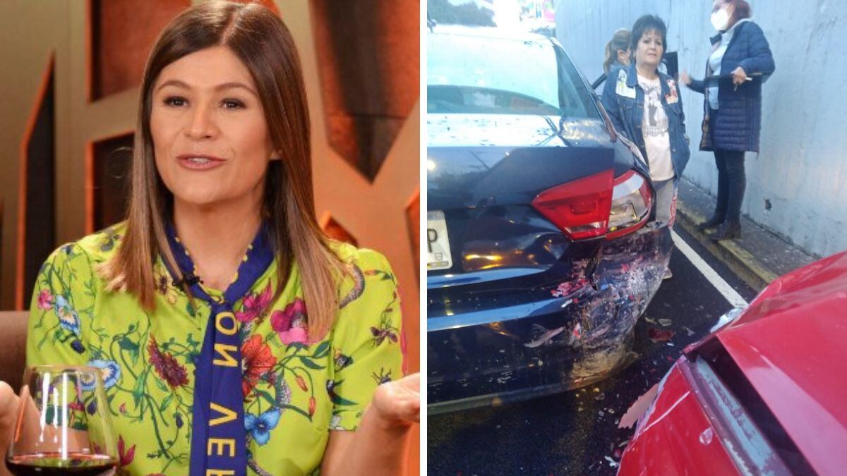 La SSC-CDMX mostró una fotografía del impacto de ambos autos.