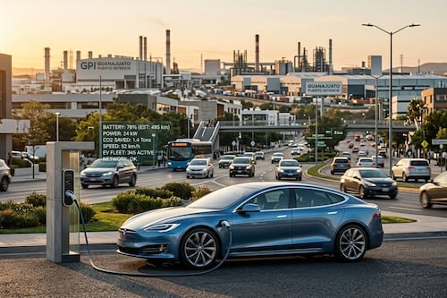 Entra Guanajuato al top 5 nacional en venta de autos híbridos y eléctricos