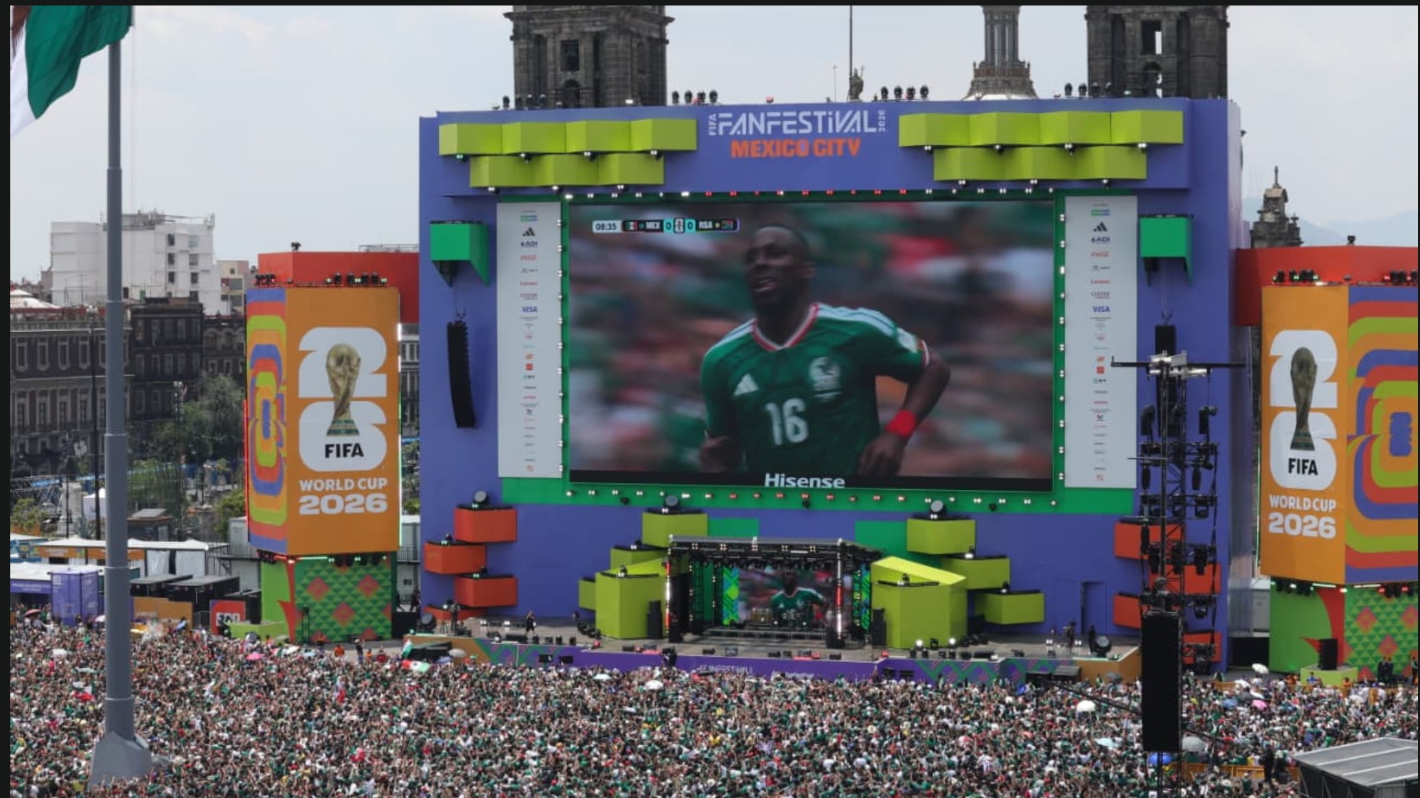Fan Fest Zócalo CDMX