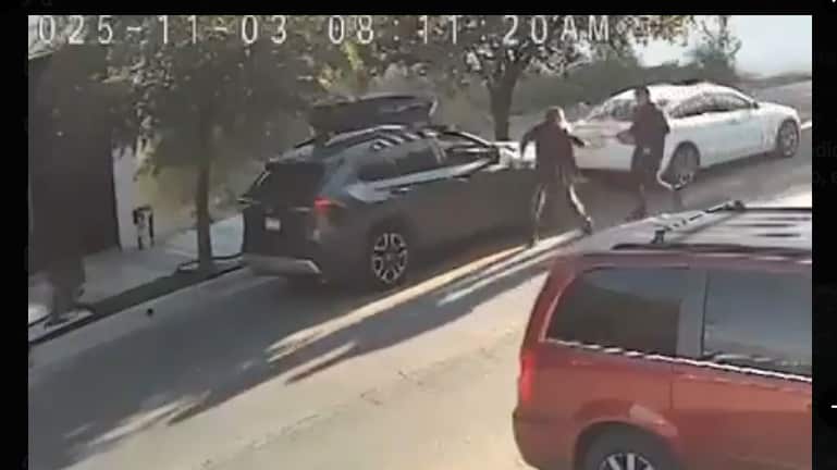 Las imágenes muestran el momento en que la mujer intenta escapar tras ser baleada. El caso desató indignación por la violencia del hecho.