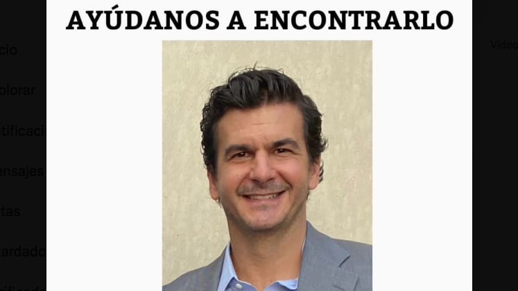 Muestran último video previo a desaparición de Íñigo Arenas