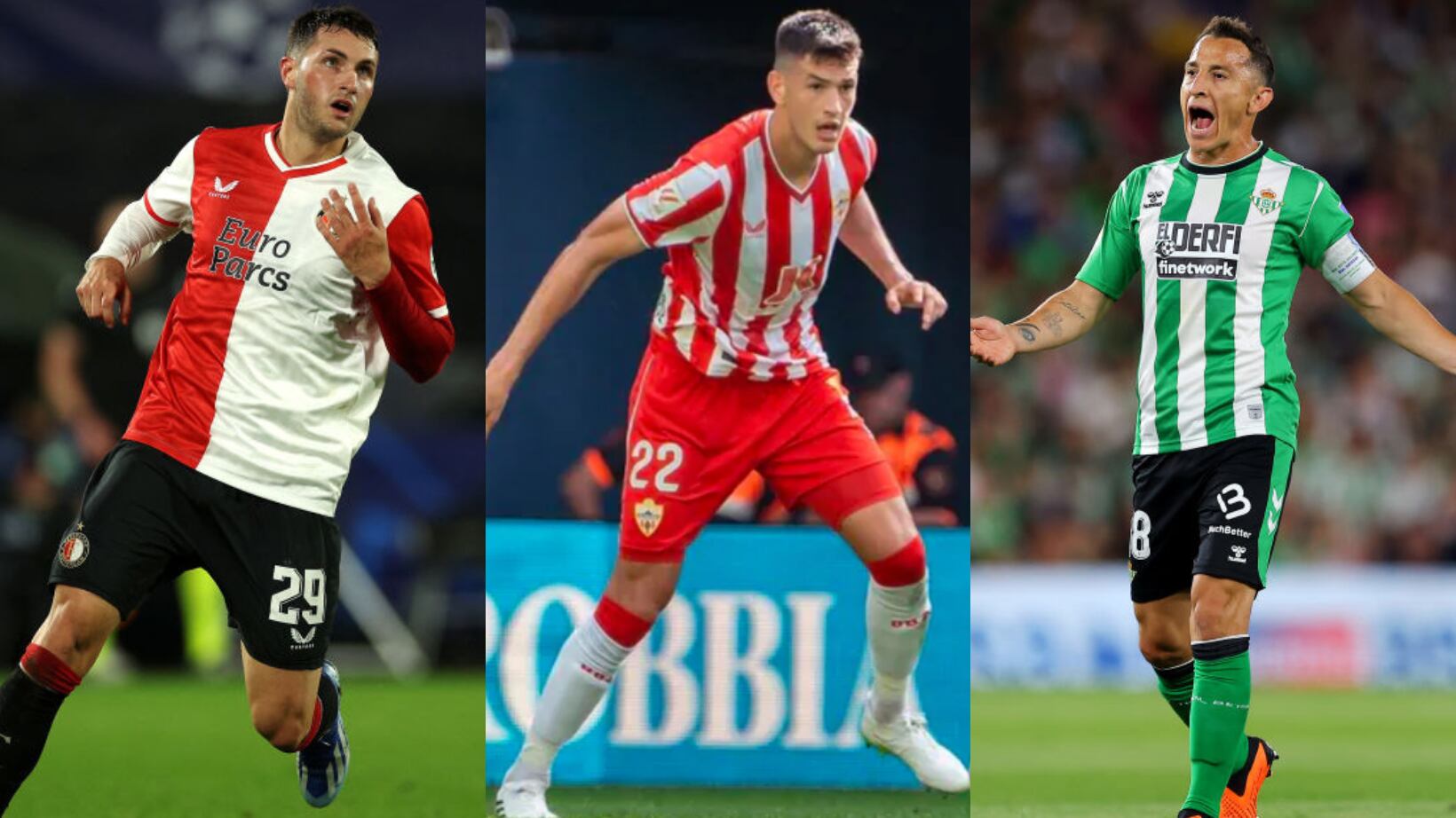 César Montes y Andrés Guardado se verán las caras en el futbol español.