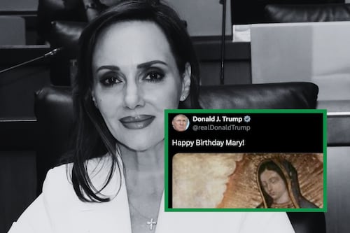 ¿Trump felicita a la Virgen de Guadalupe? Post de Lilly Téllez en X causa controversia
