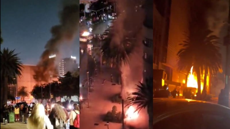 CDMX: Incendio cerca del Monumento a la Revolución moviliza a bomberos y equipos de emergencia