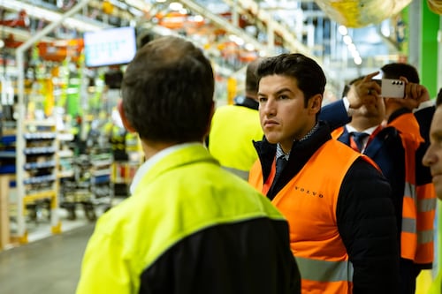 Inversión de Volvo en Nuevo León alcanzaría el billón de dólares, anuncia gobernador