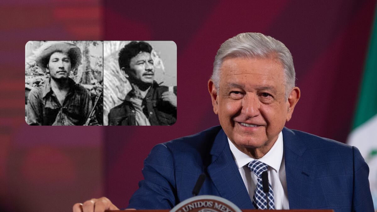 El mandatario explicó la presencia histórica de Lucio Cabañas y Genaro Vazquez