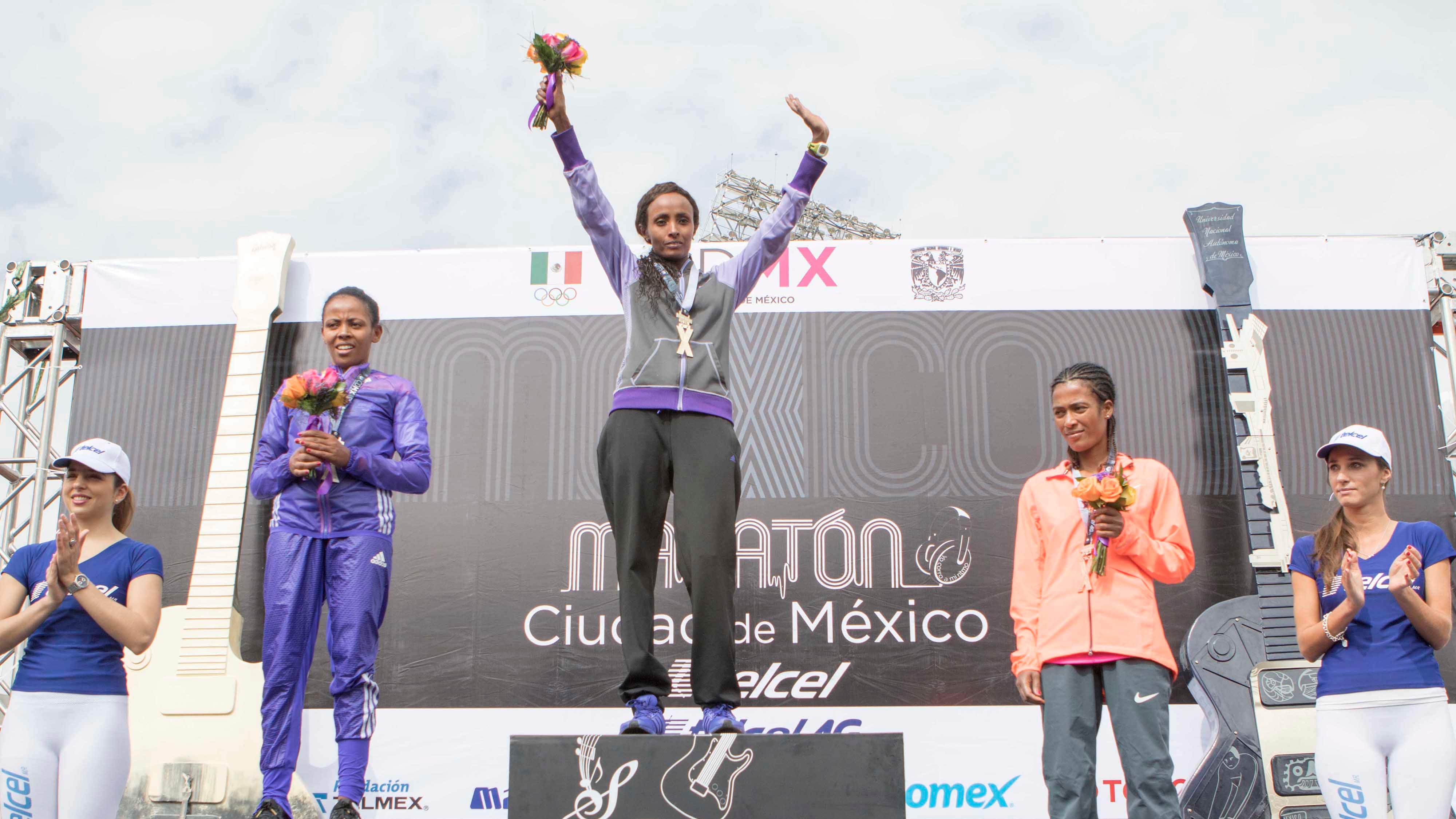 Shewarge Amare Alene ganó el Maratón CDMX en 2014 y 2015.