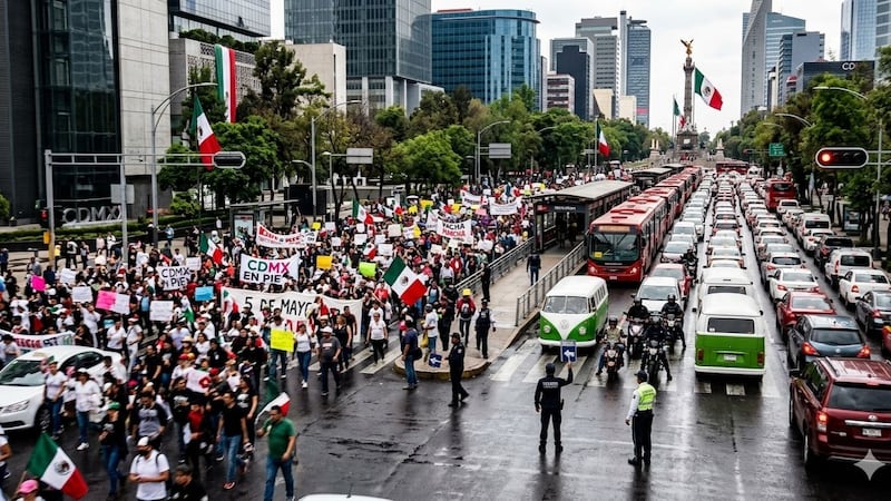 CDMX hoy 5 de mayo: marchas, bloqueos y eventos que afectarán vialidades