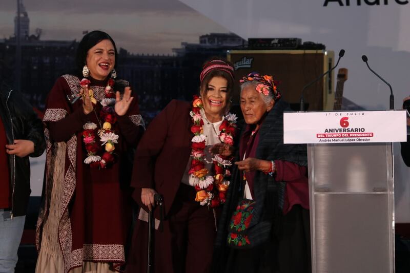 AMLOFest-2024-Sheinbaum-Brugada-AMLO-celebración-elecciones