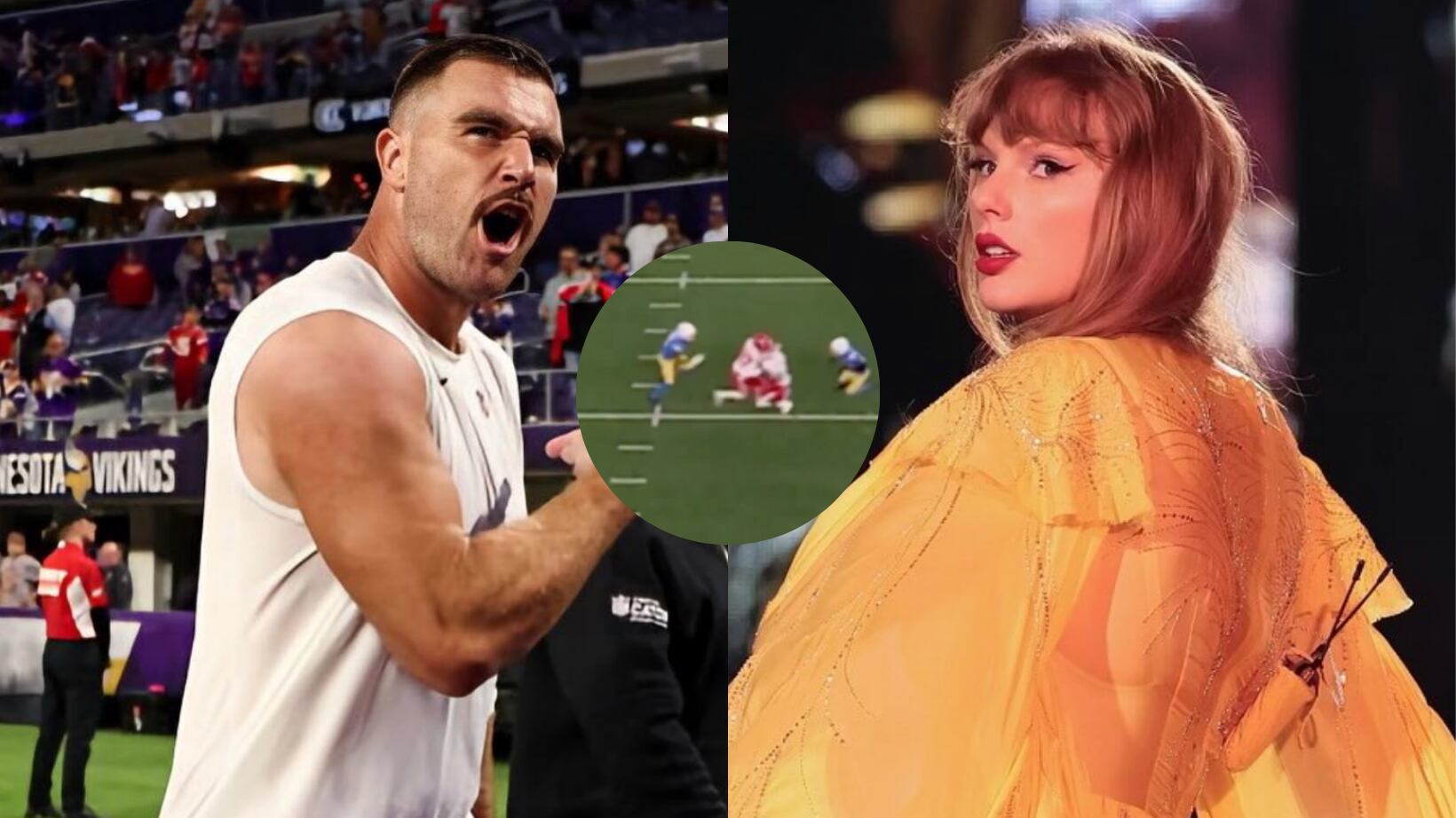 Travis Kelce es señalado por lesionar a compañero.