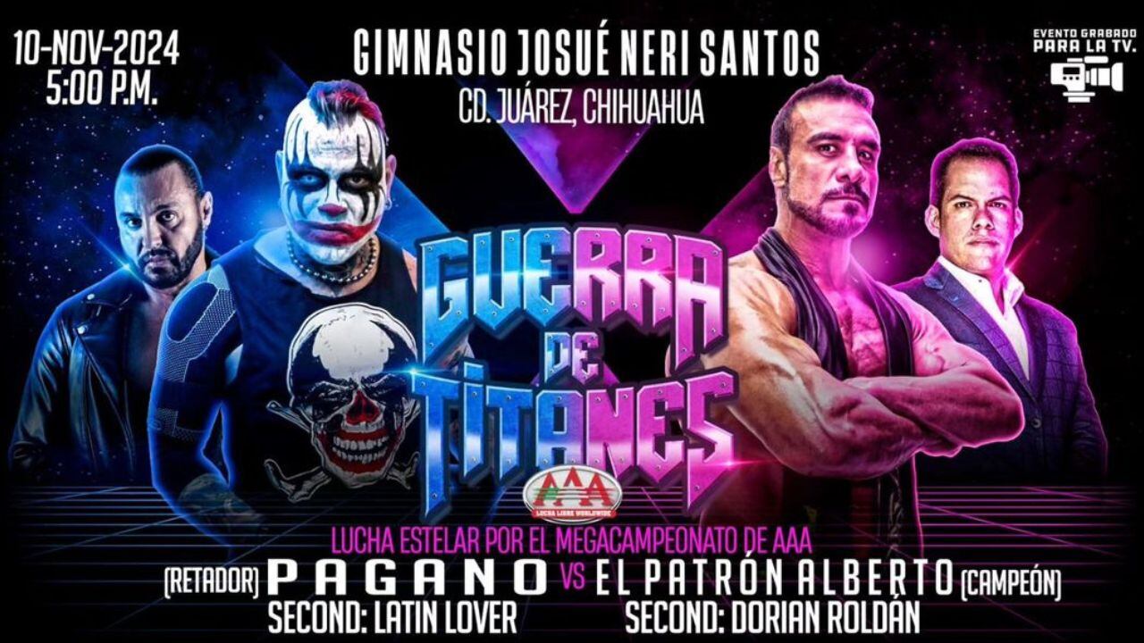 Esta función de lucha libre será el último gran evento de Lucha Libre AAA en el 2024.