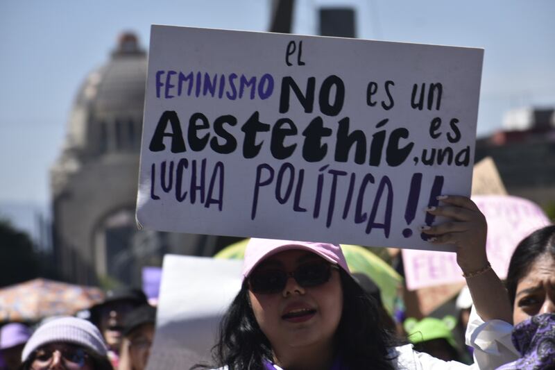 Marcha 8M 2024 en CDMX por el Día Internacional de la Mujer