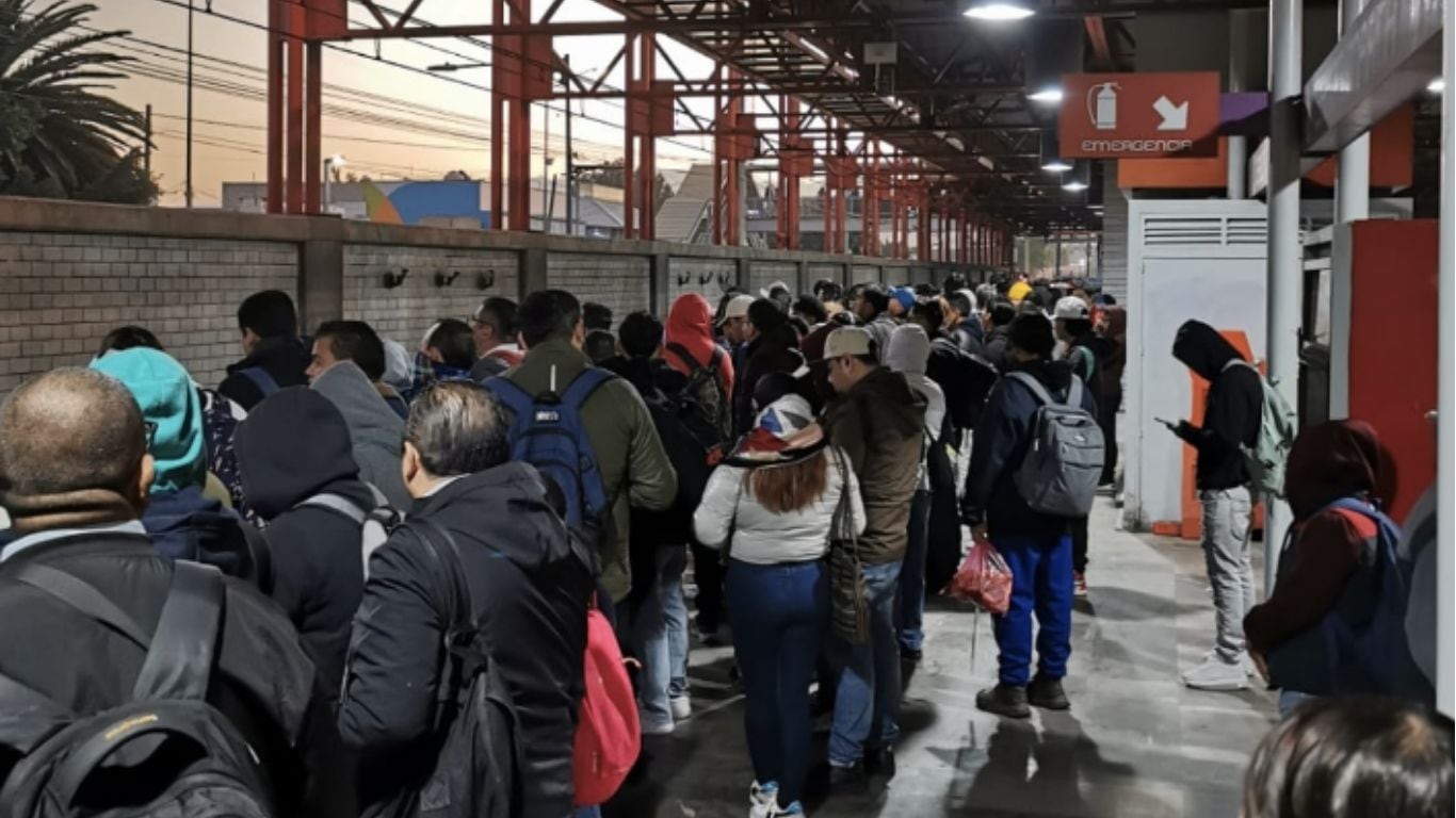 Alta demanda en el Metro de la CDMX