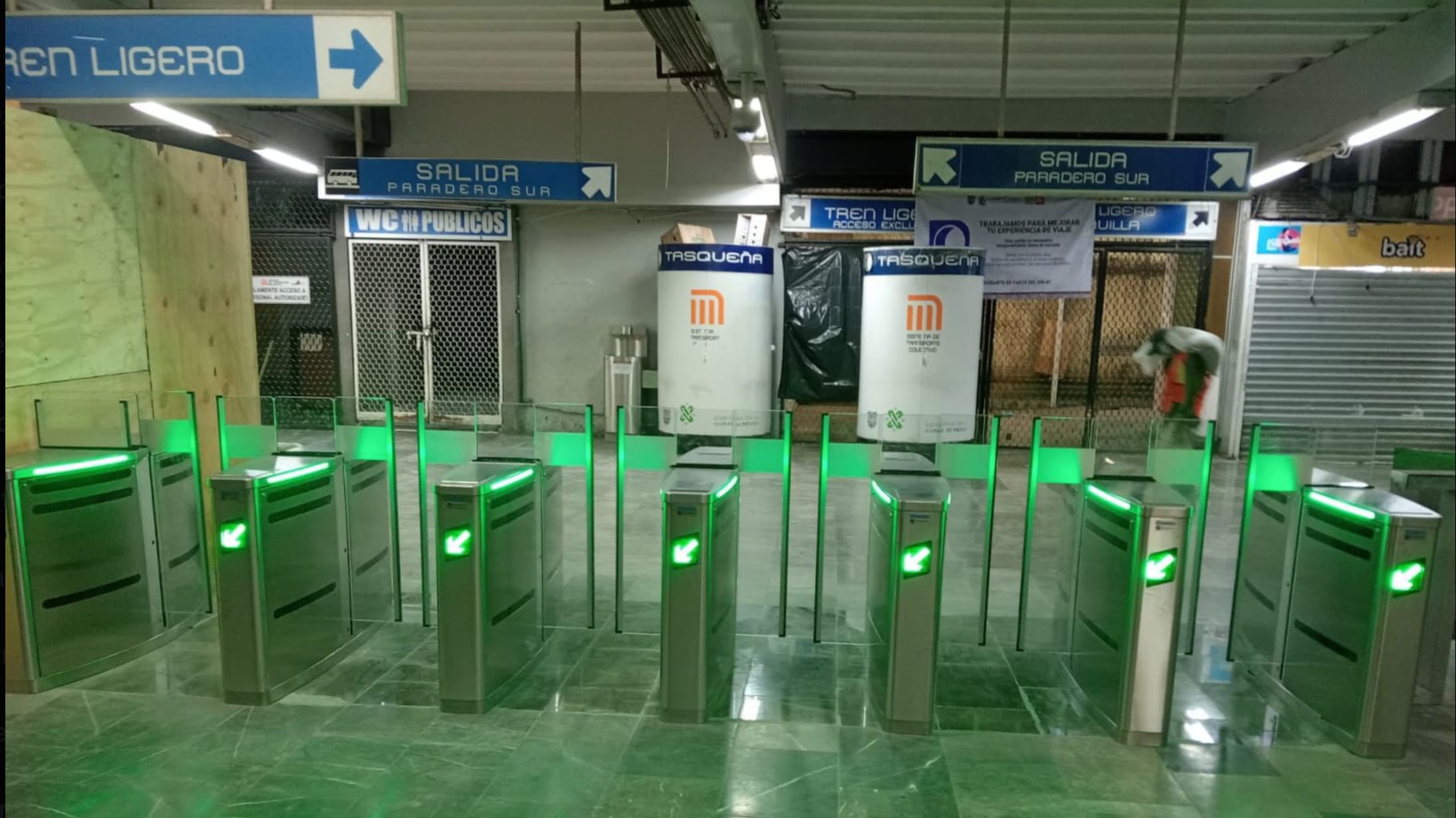 Nuevos torniquetes en el Metro
