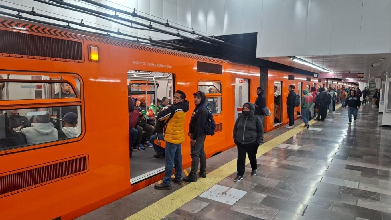 Alta demanda en el Metro de la CDMX